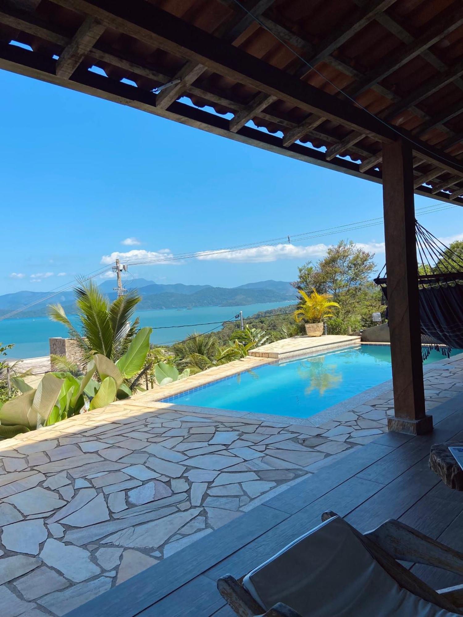 Casa Em Paraty, Piscina Com Vista Para O Mar Luaran gambar